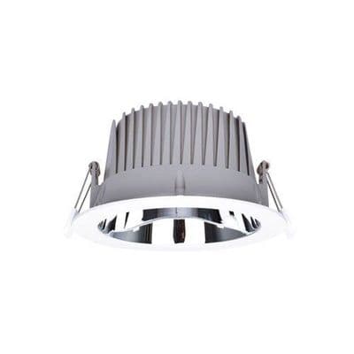RECESS PRO DOWNLIGHT 200MM CUTOUT 35W 4000LM 115LM/W 4000K 75 BEAM IP44 DIMMABLE WHITE