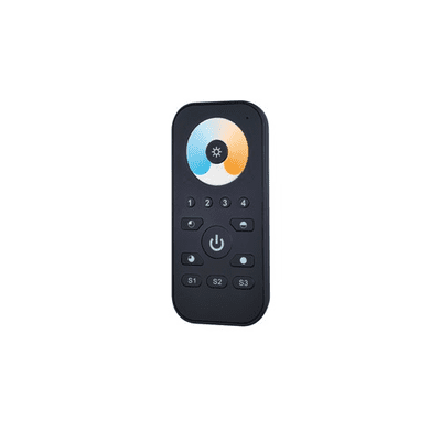 RF TOUCH AND BUTTON REMOTE HANDHELD COLOUR TEMPERATURE CHNAGE 4 ZONE 4.5V (3X1.5 AAA BATTERY NOT INC