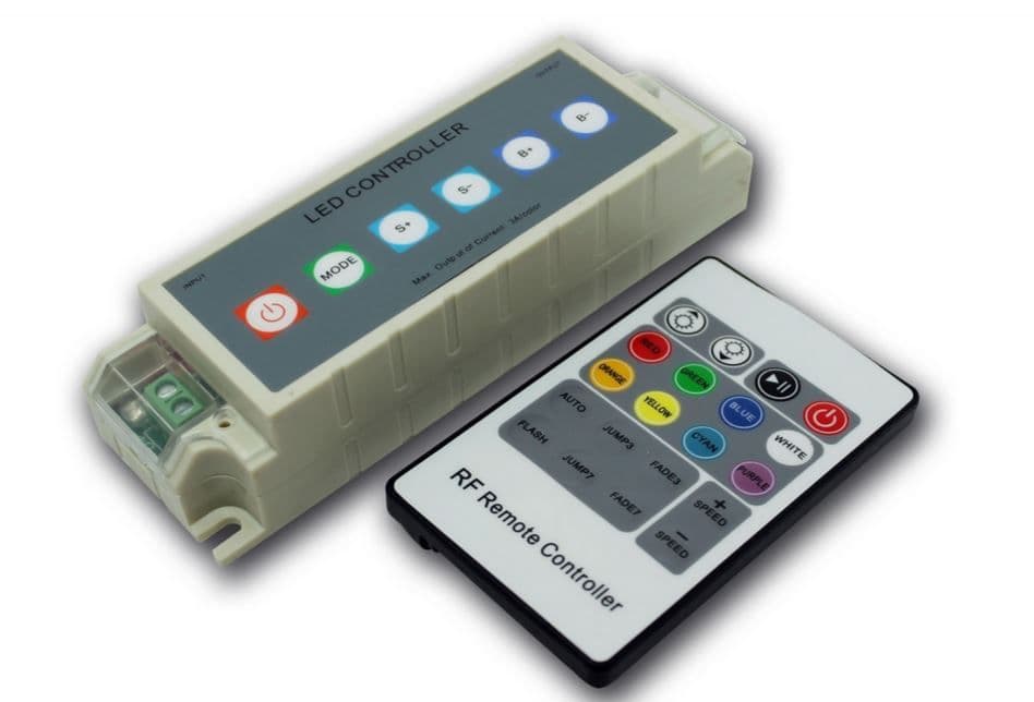 RGB LED Strip Light Radio Frequency Controller Wireless Keypad