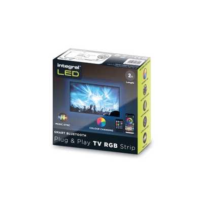 RGB PLUG AND PLAY LED TV STRIP KITS IP20 2M 1.5W/M 24LED/M 10MM  ILSTRGBA166B