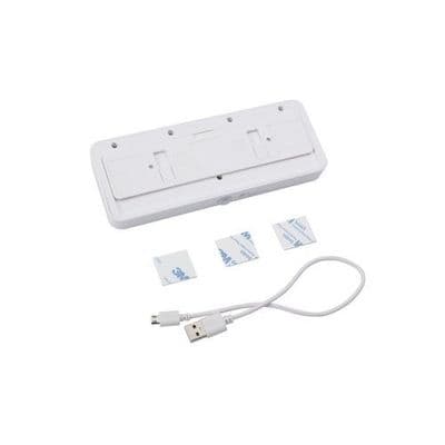 SENSORLUX CABINET WARDROBE LIGHT 180MM 110LM 3000K DIRECTIONAL WITH PIR SENSOR RECHARGEABLE BATTERY