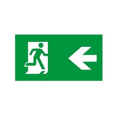 SLIMLINE 2 EMERGENCY LEGEND LEFT ARROW for ILEMES008 INTEGRAL