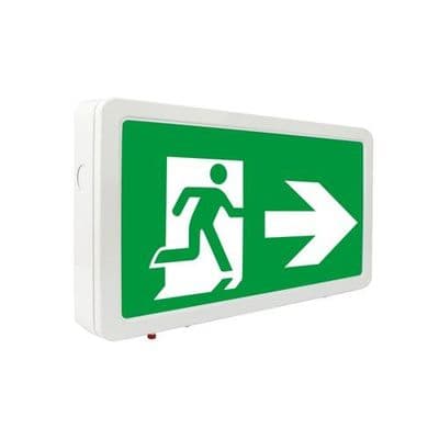 SLIMLINE 2 EMERGENCY LEGEND RIGHT ARROW for ILEMES008 INTEGRAL