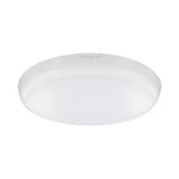 SLIMLINE CEILING/WALL LIGHT EMERGENCY 3HR AND MICROWAVE SENSOR 250MM DIA IP54 1056LM 12W 4000K IK10