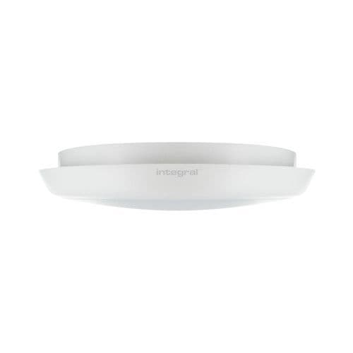 SLIMLINE CEILING/WALL LIGHT EMERGENCY 3HR AND MICROWAVE SENSOR 250MM DIA IP54 1056LM 12W 4000K IK10