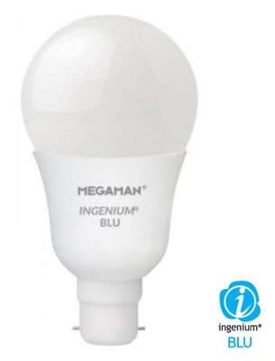 SMART LED | 60W Equivalent Dimmable Bulb | Bluetooth | Bayonet B22 | MEGAMAN