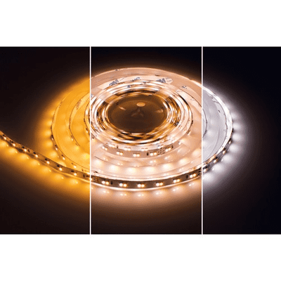 STRIP IP20 5M 2400K TO 6000K 24V 9.6W/M MAX 600LM/M 120LED/M 10MM WIDTH 115 BEAM BAG PACK INTEGRAL