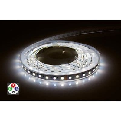 STRIP IP33 5M RGB+W 7000K 24V 12W/M 72LED/M 12MM WIDTH 115 BEAM BAG PACK INTEGRAL
