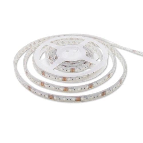 STRIP IP67 5M RGB 24V 14.4W/M 60LED/M 12MM WIDTH 115 BEAM BAG PACK INTEGRAL
