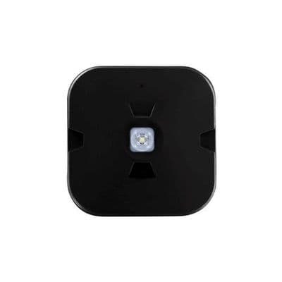 SURFACE EMERGENCY DOWNLIGHT IP44 245LM 3W 6000K 3HR NON-MAINTAINED OPEN AREA TEST BUTTON IN BLACK IN