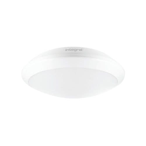 TOUGH SHELL+ BULKHEAD EMERGENCY 3HR AND MICROWAVE SENSOR 350MM DIA IP66 2400LM 24W 4000K IK10 120 BE