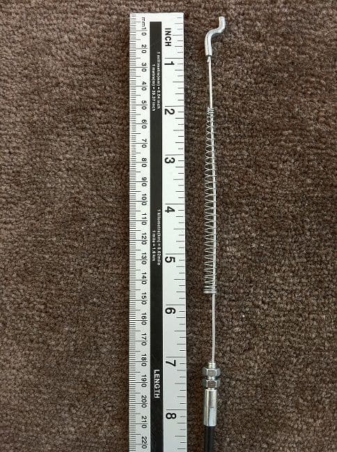 JM04 RECLINER CABLE 'dogleg end'