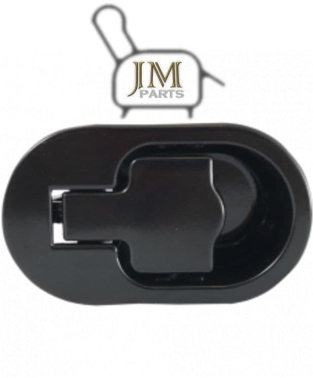 JM06 black metal recliner handle