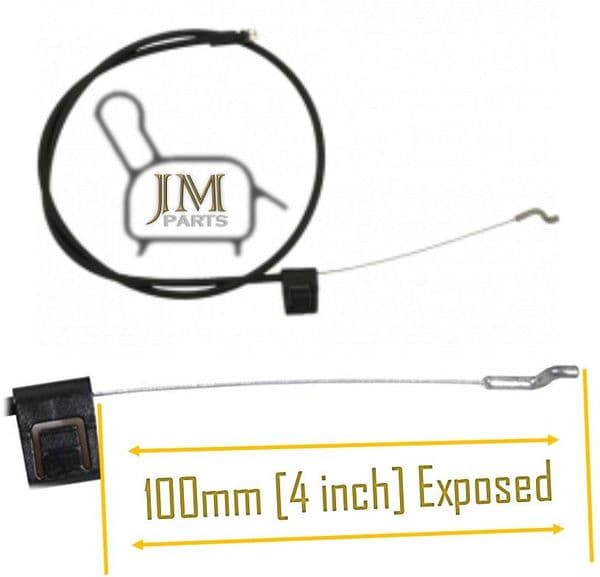JM10 RECLINER CABLE 'dogleg end'