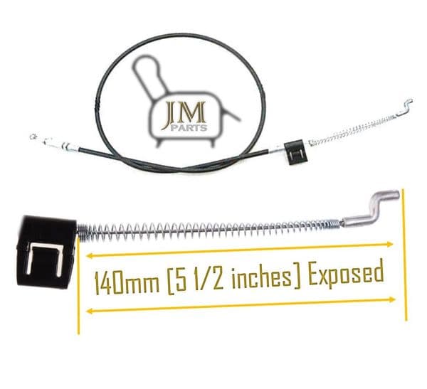 JM11 RECLINER CABLE 'dogleg end'