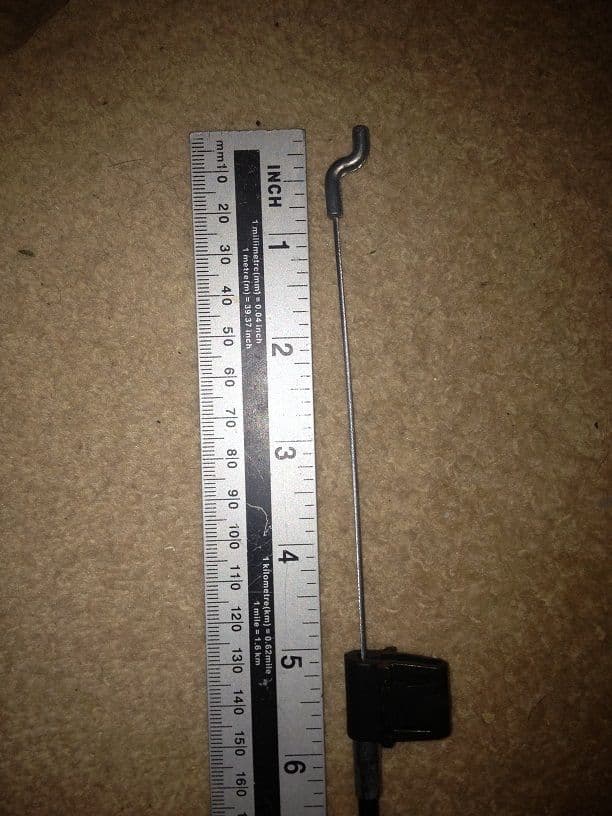 JM13 RECLINER CABLE dogleg end