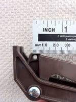 JM17 brown plastic recliner handle