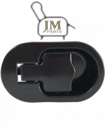 JM19 black metal recliner handle