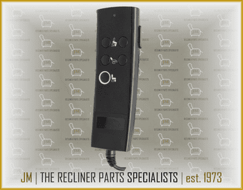 JM42 [TH1-1012 series] 5 button t-motion recliner handset