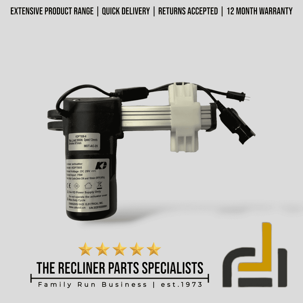 KDPT005-6 Kaidi Recliner Actuator [twin lead]