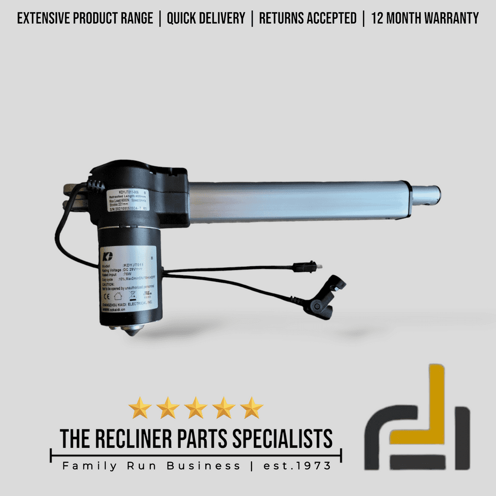 KDYJT011-004 A - Kaidi Recliner Actuator [200mm stroke]