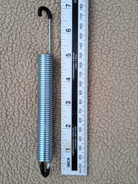 R10 - 7 inch tension spring (sold as a pair)