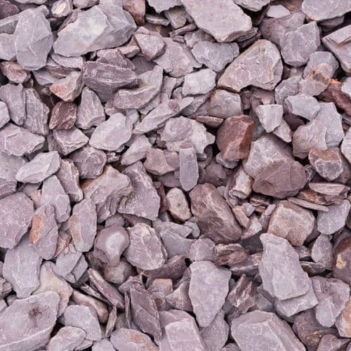 Grey Slate Chippings Bulk Bag 40mm Grey Slate Chippings 1 Tonne Bulk Bag - Grey Garden Slate Chippings