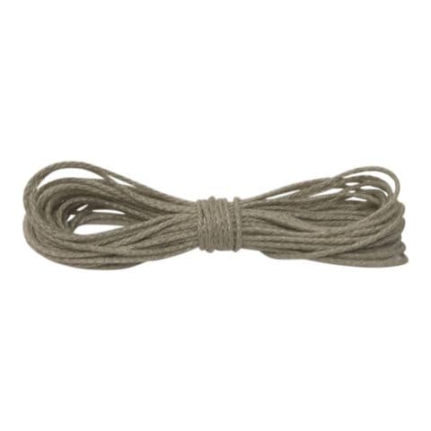 1.50mm Cotton Rope 21ft (6.40mtrs) long in a natural colour