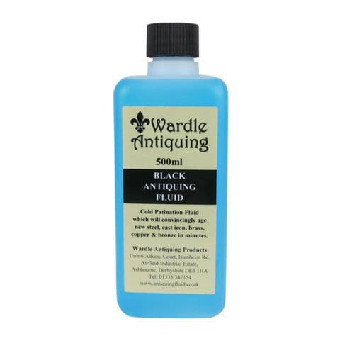 Antiquing Fluid in Black, Brown, Bronze & Old English Brass 500ml