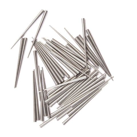 Gauged Steel Tapered Clock Pins  Size 17 - 1.40 x 1.75 x 16.0mm 100pcs