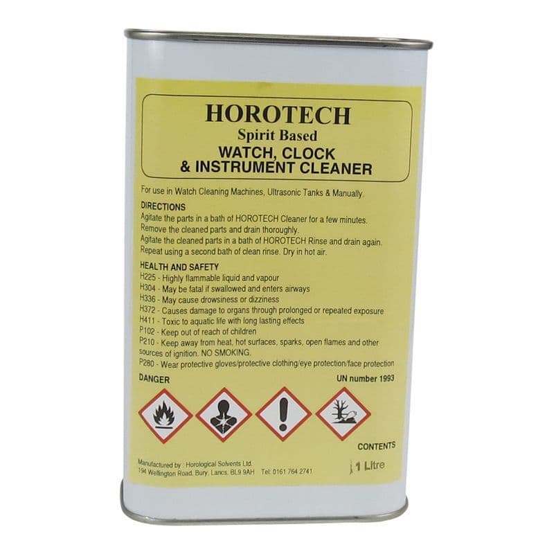 HOROTECH Spirit Based WATCH, CLOCK and INSTRUMENT CLEANER 1lt