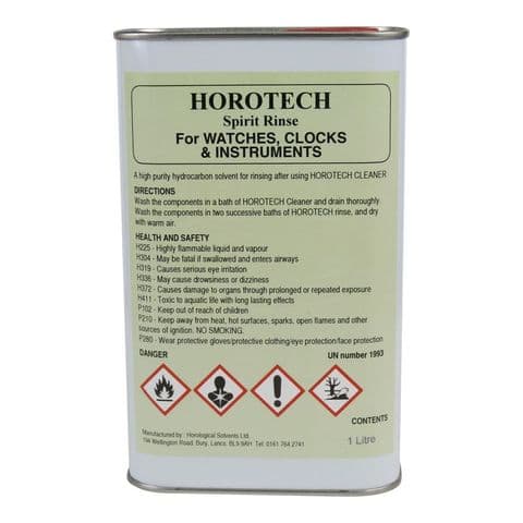 HOROTECH Spirit Rinse For WATCHES, CLOCKS AND INSTRUMENTS 1lt