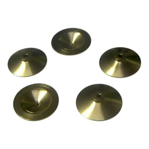Longcase 14mm Turned Brass Hand Washers (pack of 5)