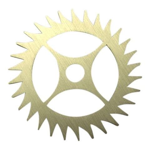 Longcase Escape Wheel with 30 Teeth. 34mm to 45mm diameter