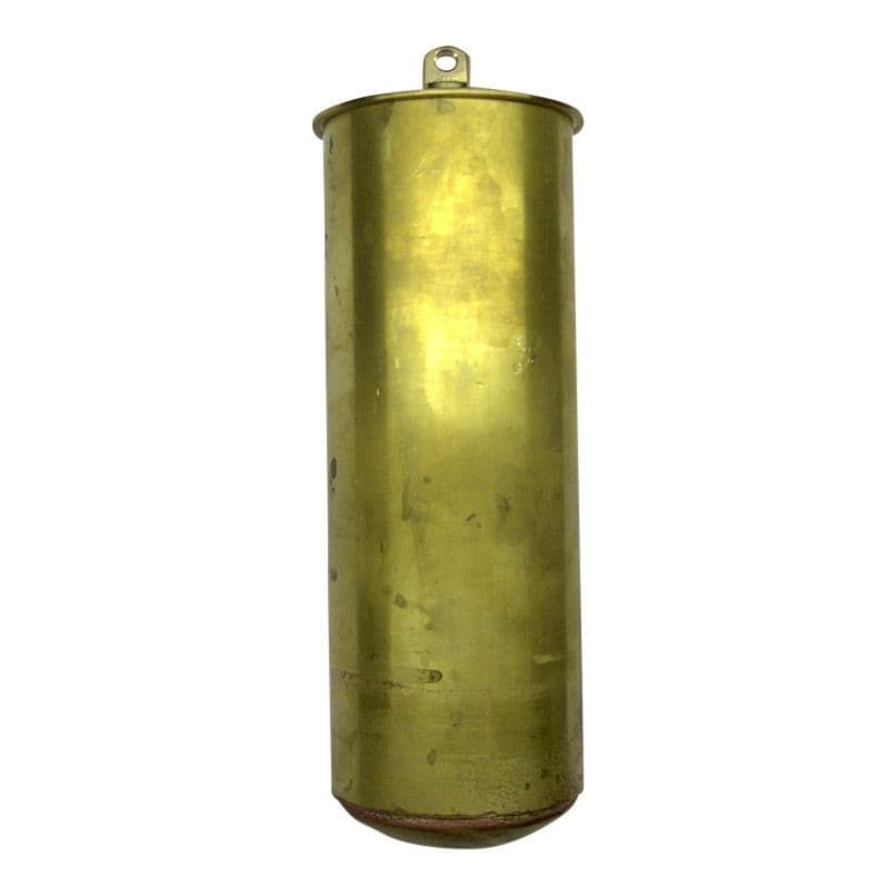 Longcase un-Polished Brass Weight Case ONLY