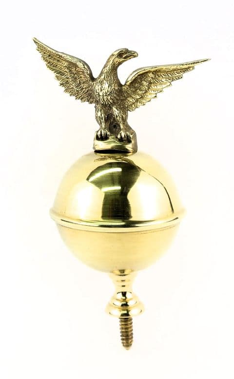 Medium Longcase Ball & Eagle.  53mm Diameter & 112mm total Height