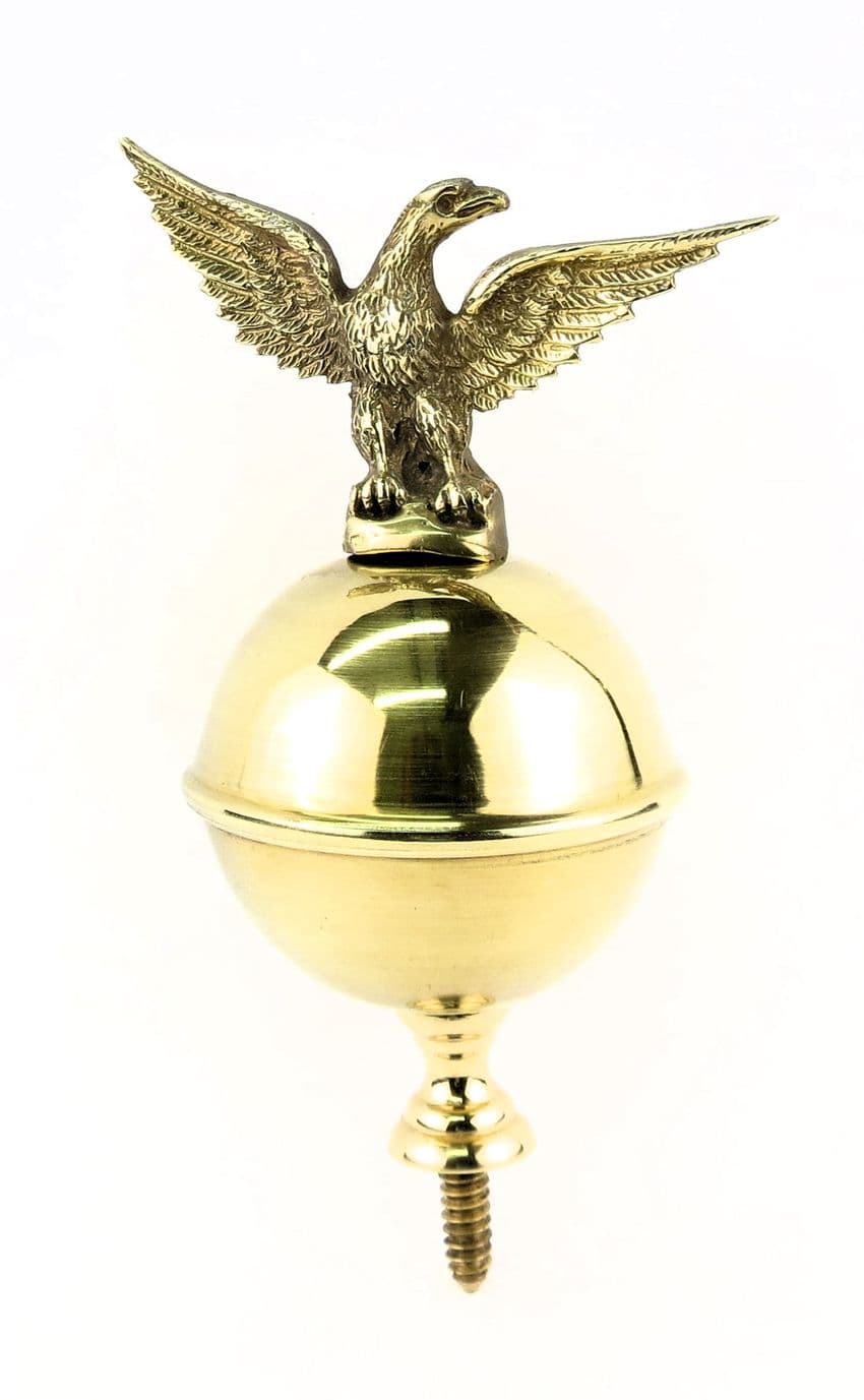 Medium Longcase Ball & Eagle.  53mm Diameter & 112mm total Height