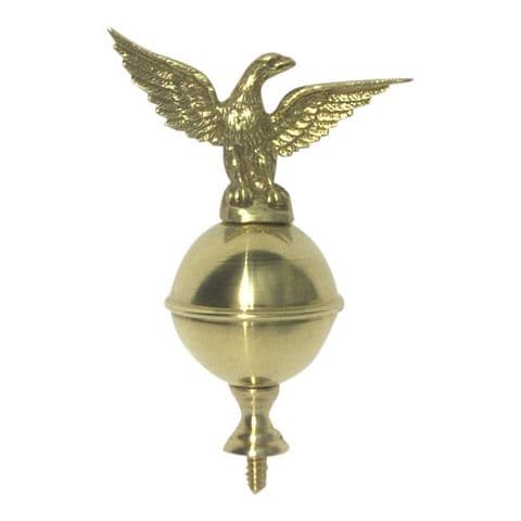 Small Longcase Ball & Eagle.  42.00mm Diameter & 102.3mm total Height