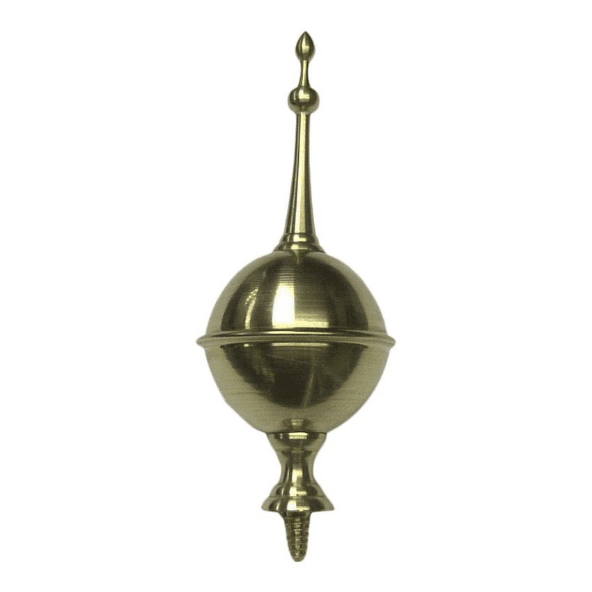 Small Longcase Ball & Spire. 42.00mm Diameter & 103.5mm total Height
