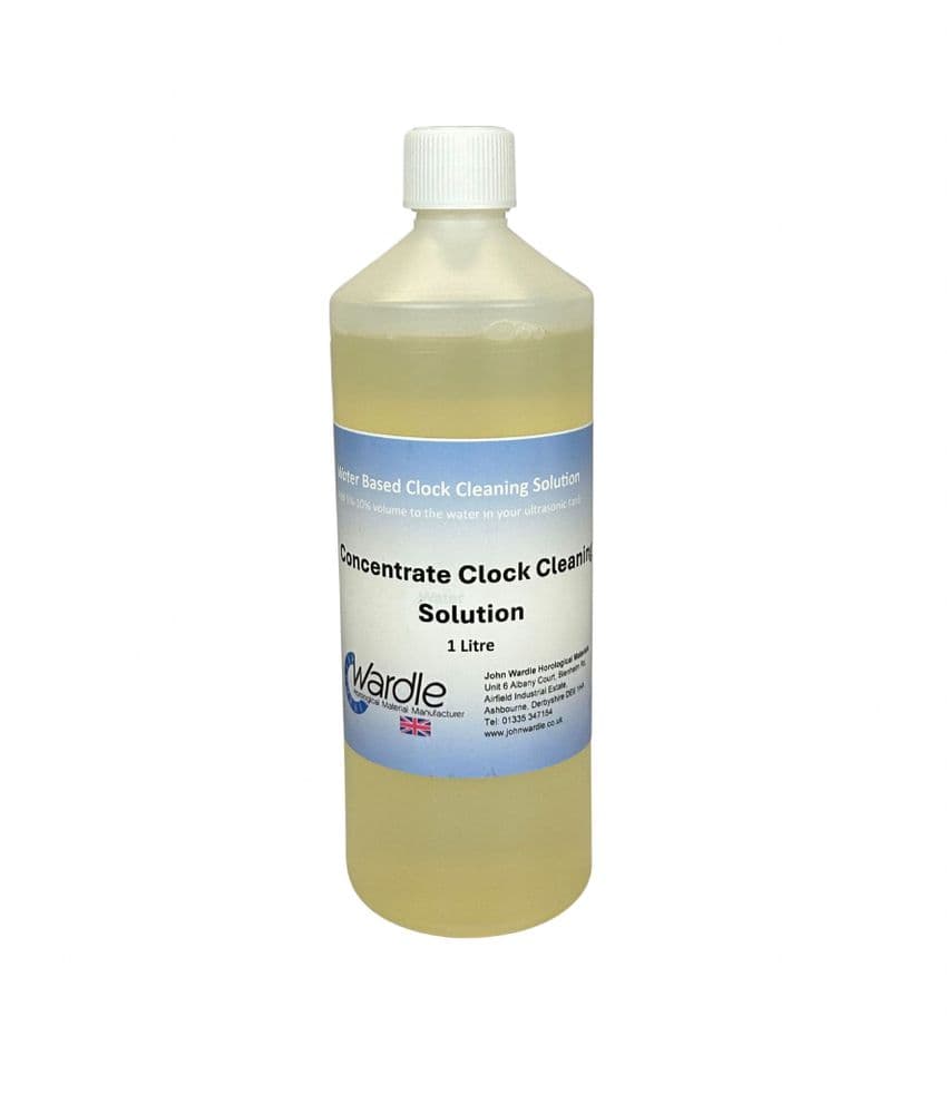 Water Based Ultrasonic Clock Cleaner  1litre.