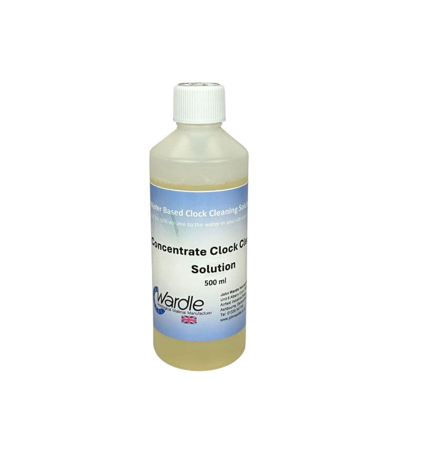 Water Based Ultrasonic Clock Cleaner 500ml.
