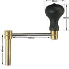 Wooden Handled Crank Key 7.00mm
