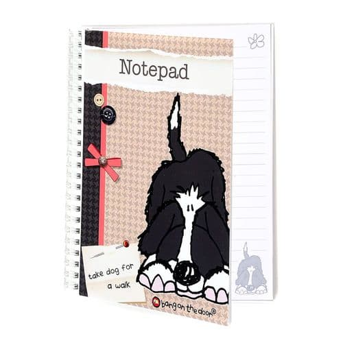 Bang On The Door Shaggy Dog Notebook