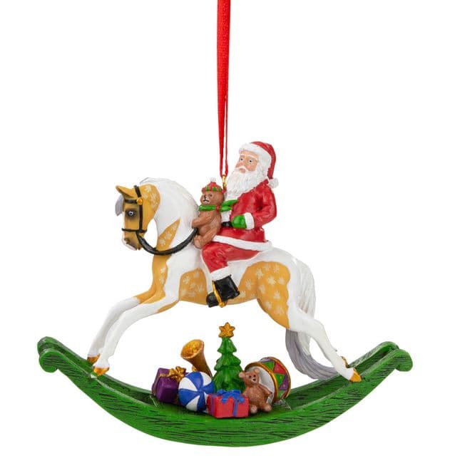 Breyer Santa Rocking Horse Ornament