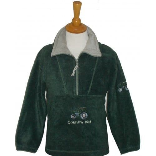 British Country Collection Country Kid Tractor Fleece (XL)