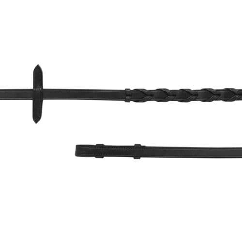 Caldene Laced Reins (Pony 1/2") in Black