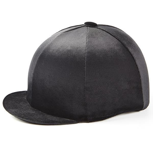 Capz Velour Hat Cover in Black