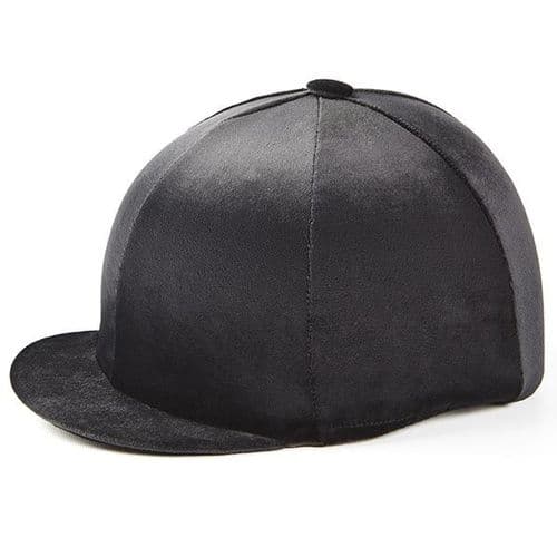 Capz Velour Hat Cover in Black