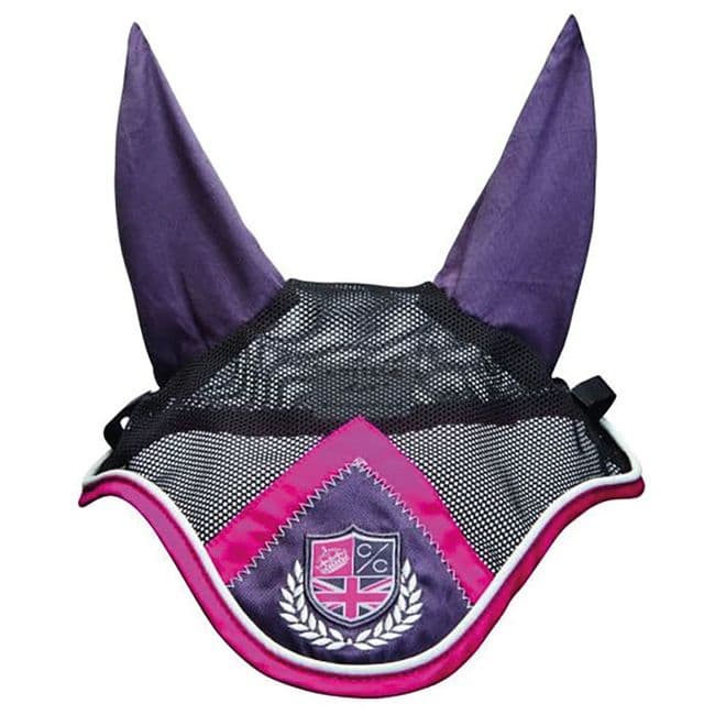 Cottage Craft Club Fly Veil in Charcoal/Pink