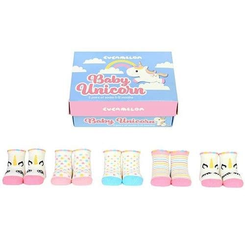 Cucamelon Baby Unicorn Socks Gift Box